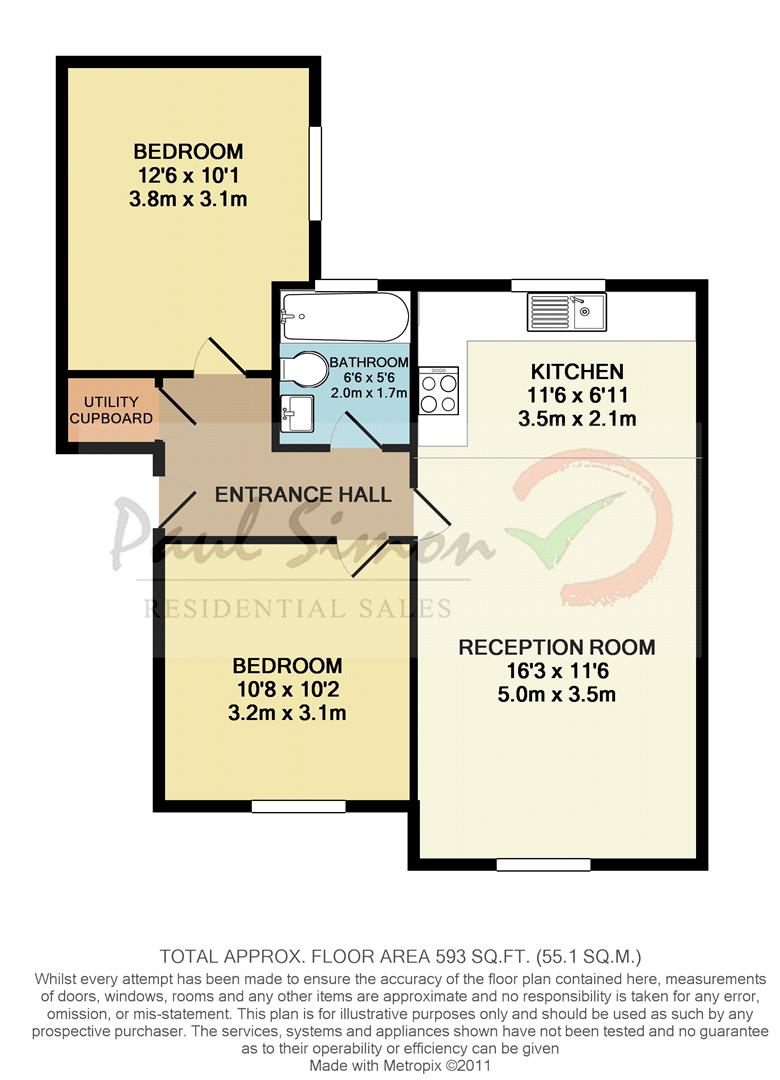 2 bedroom Flat for rent